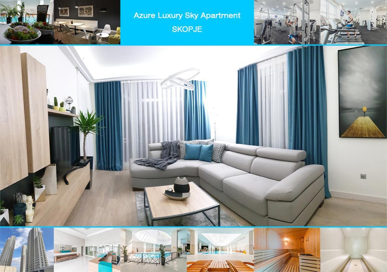 Azure Luxury Sky Apartment Skopje Zewnętrze zdjęcie